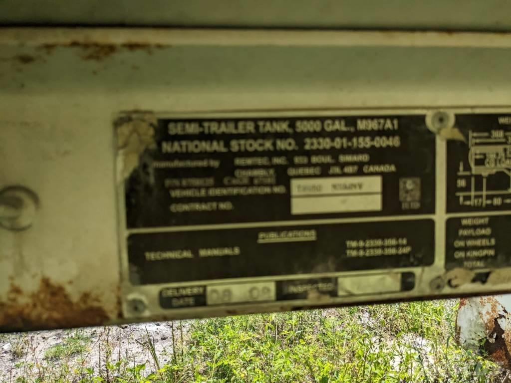 Remtec m67a1 Cisternos - priekabos