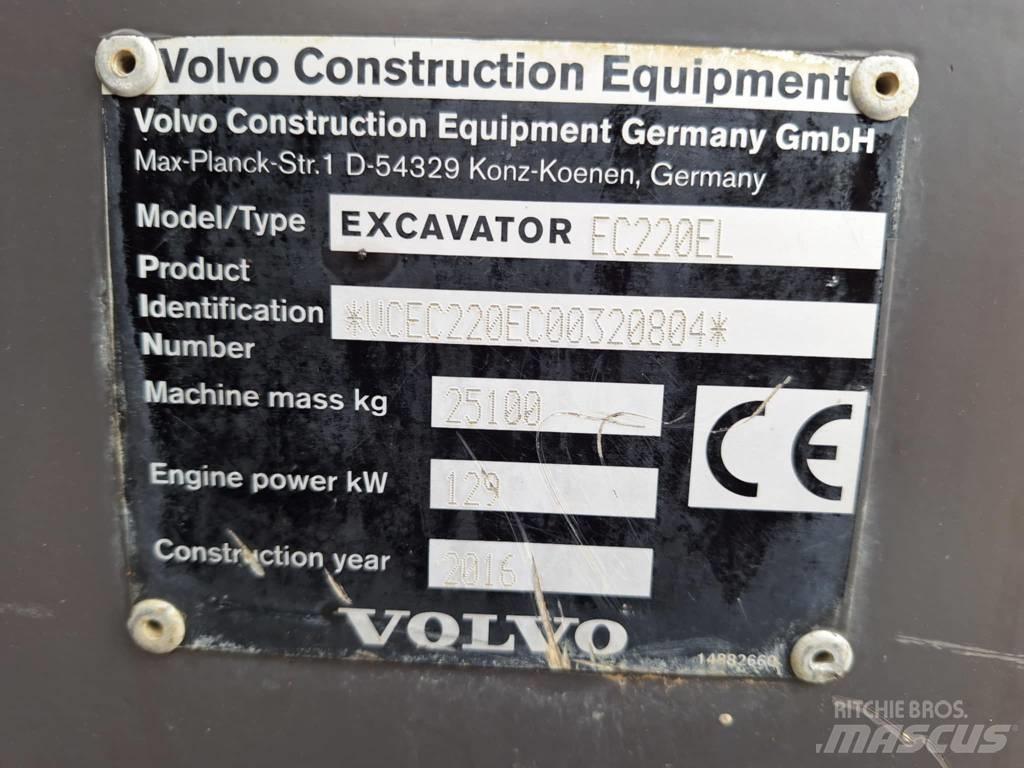 Volvo EC 220 EL Vikšriniai ekskavatoriai
