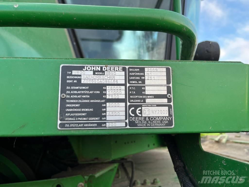 John Deere W 650 i Derliaus nuėmimo kombainai
