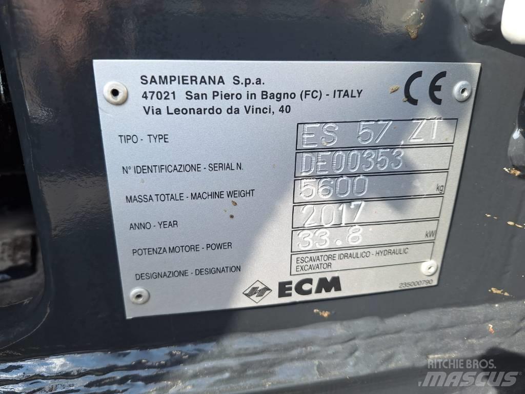 ECM ES 57 ZT Mini ekskavatoriai < 7 t