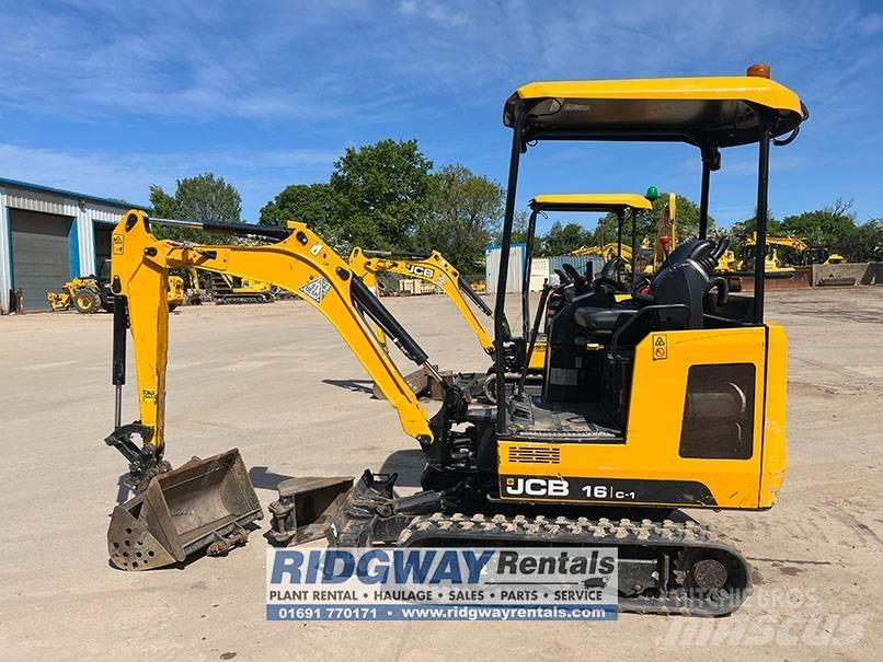 JCB 16 C-1 Mini ekskavatoriai < 7 t