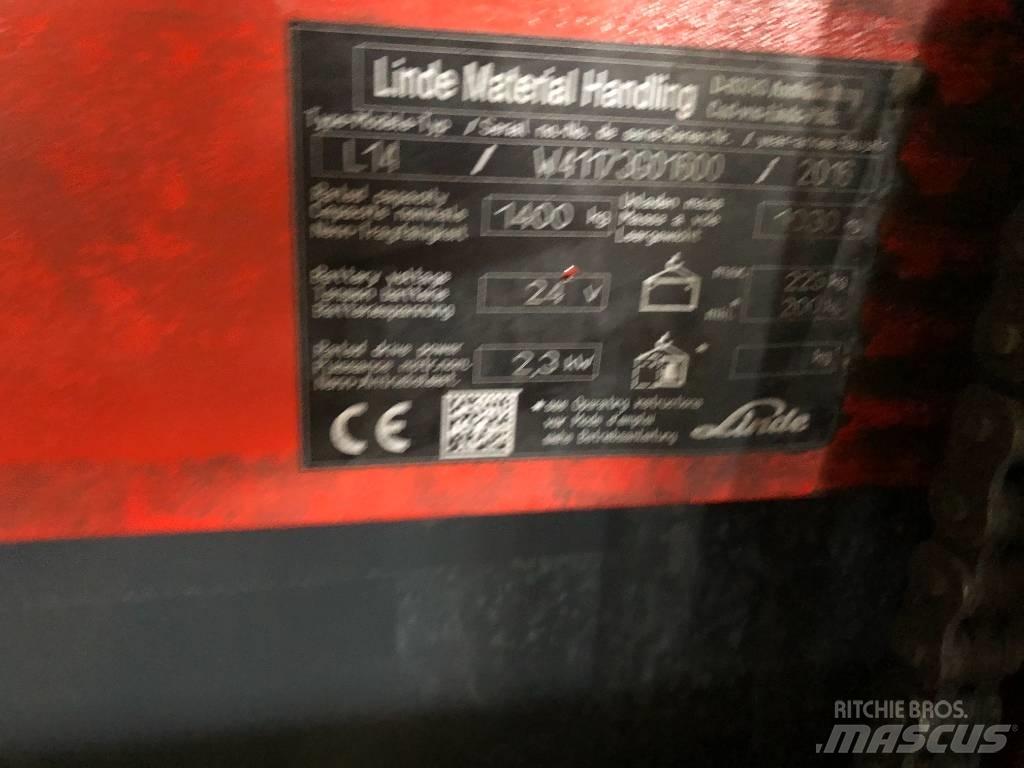 Linde H 16 T-01 LPG (dujiniai) krautuvai