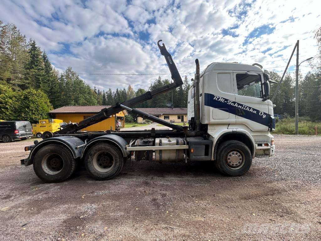 Scania R 500 Sunkvežimiai su keliamuoju kabliu