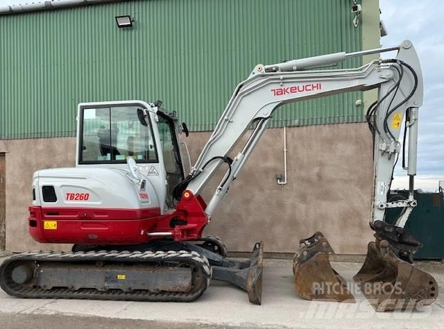 Takeuchi TB 260 Mini ekskavatoriai < 7 t