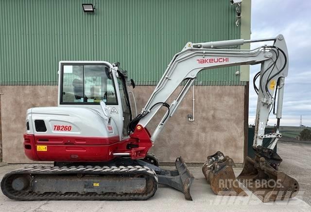 Takeuchi TB 260 Mini ekskavatoriai < 7 t