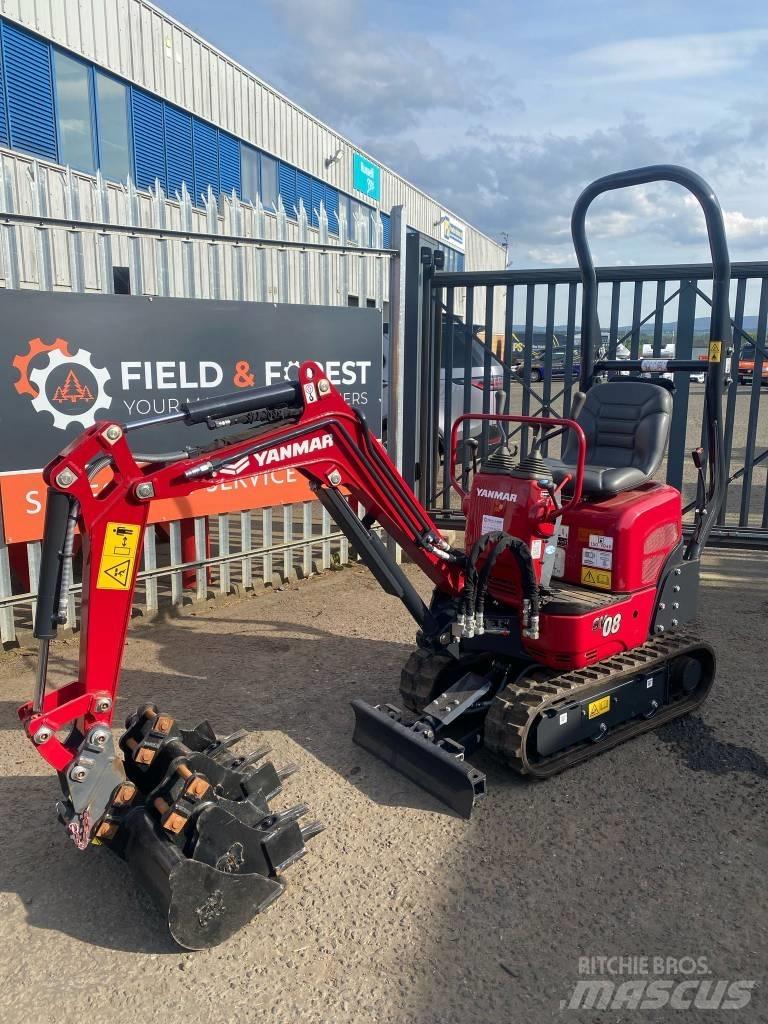Yanmar SV 08 Mini ekskavatoriai < 7 t