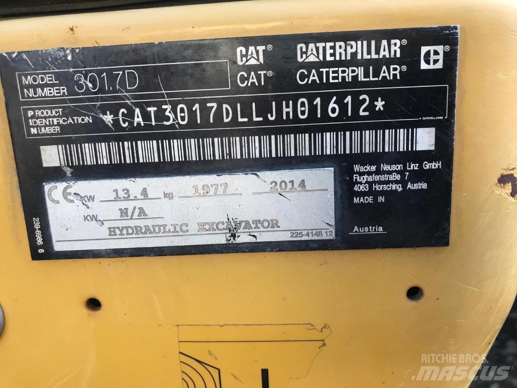 CAT 301.7 D Mini ekskavatoriai < 7 t