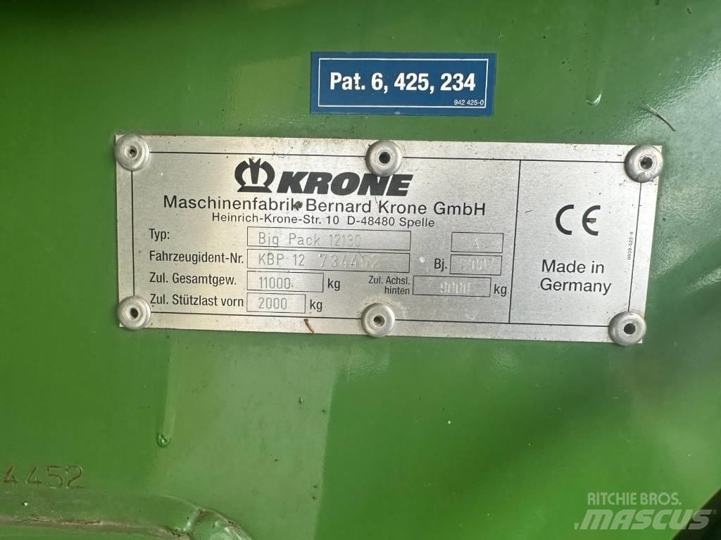 Krone Big Pack 12130 Stačiakampių ryšulių presai