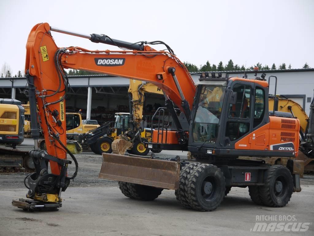 Doosan DX 170 W-5 Ratiniai ekskavatoriai