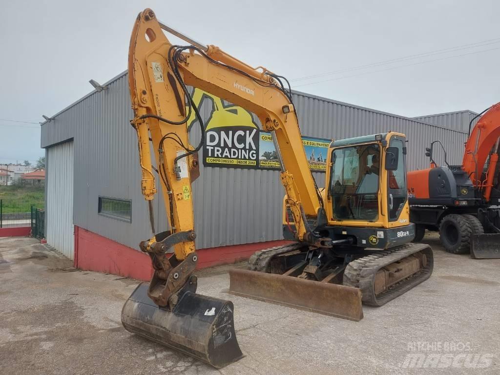 Hyundai R 80 CR Vidutinės galios ekskavatoriai 7-12 t