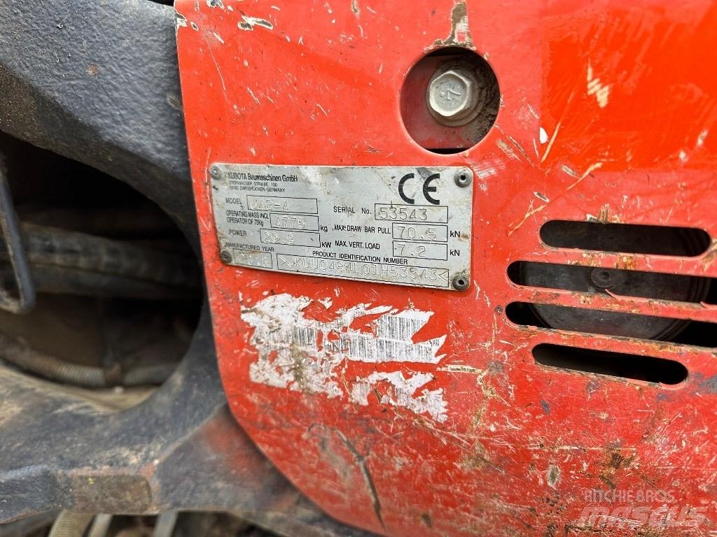 Kubota KX 048-4 Mini ekskavatoriai < 7 t