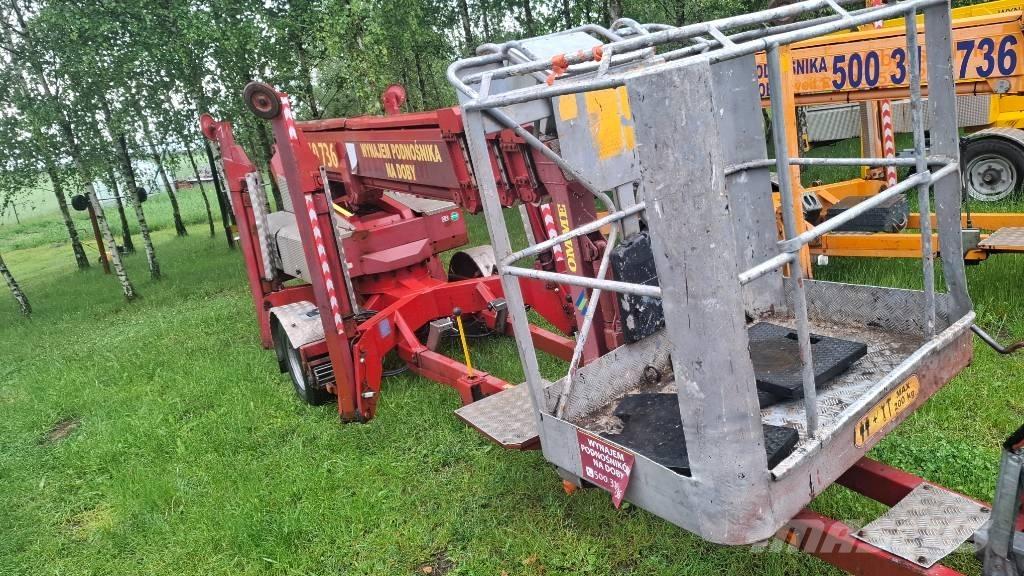 Omme 1650 EBZ Ant priekabų montuojamos kėlimo platformos