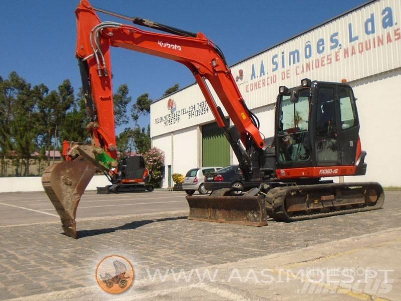 Kubota KX 080-4 Vidutinės galios ekskavatoriai 7-12 t