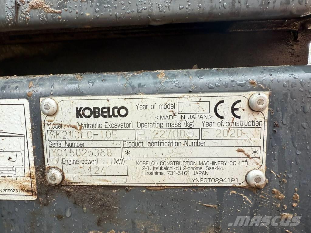 Kobelco SK 210 LC-10 Vikšriniai ekskavatoriai