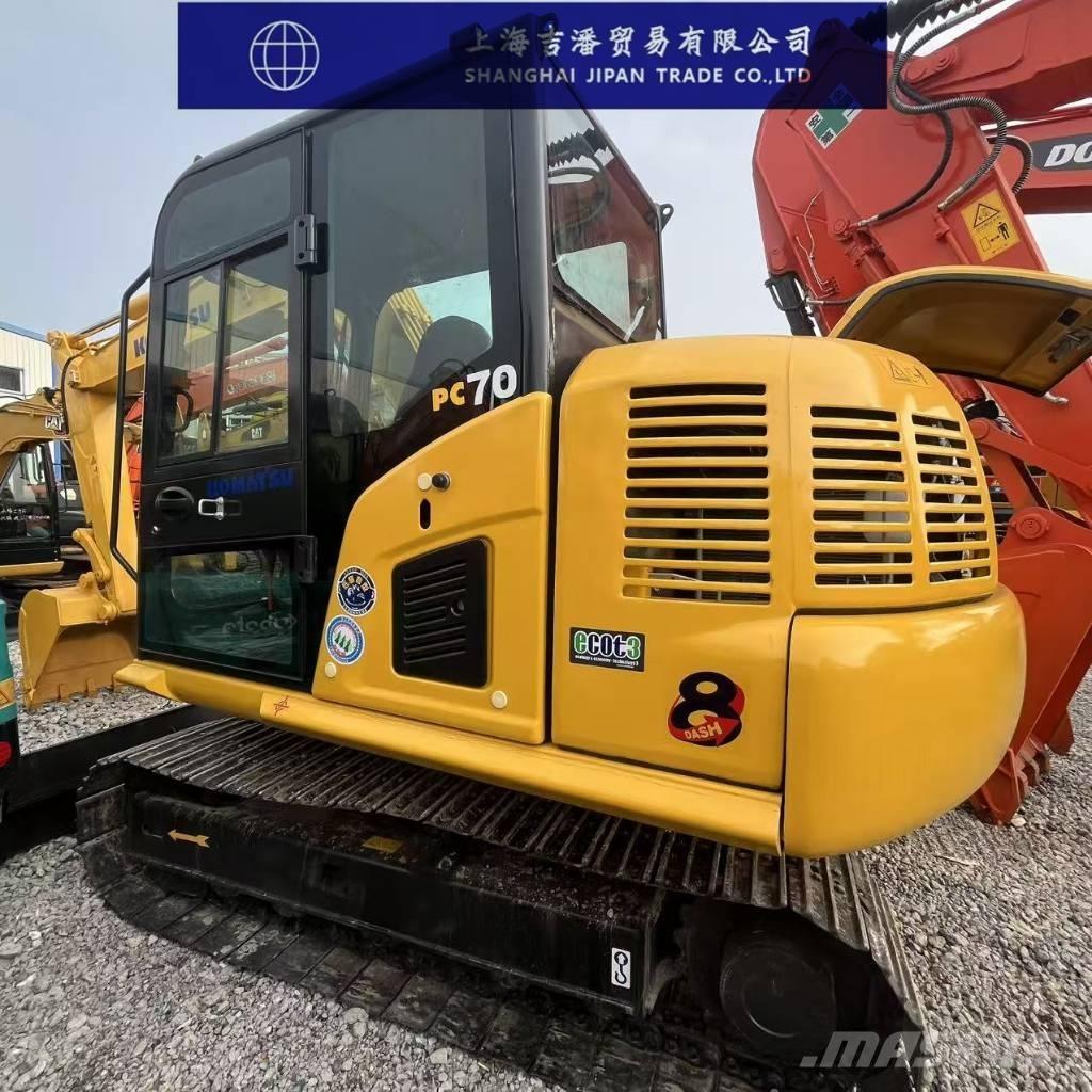Komatsu PC 70 Vikšriniai ekskavatoriai