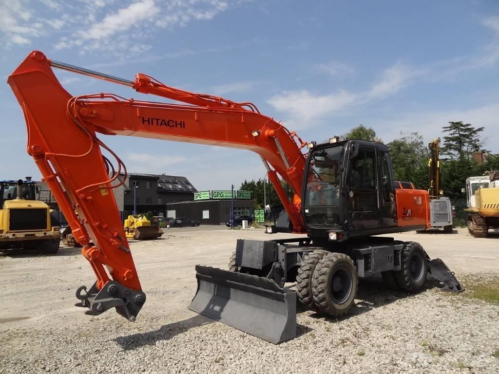 Hitachi ZX 160 W Ratiniai ekskavatoriai