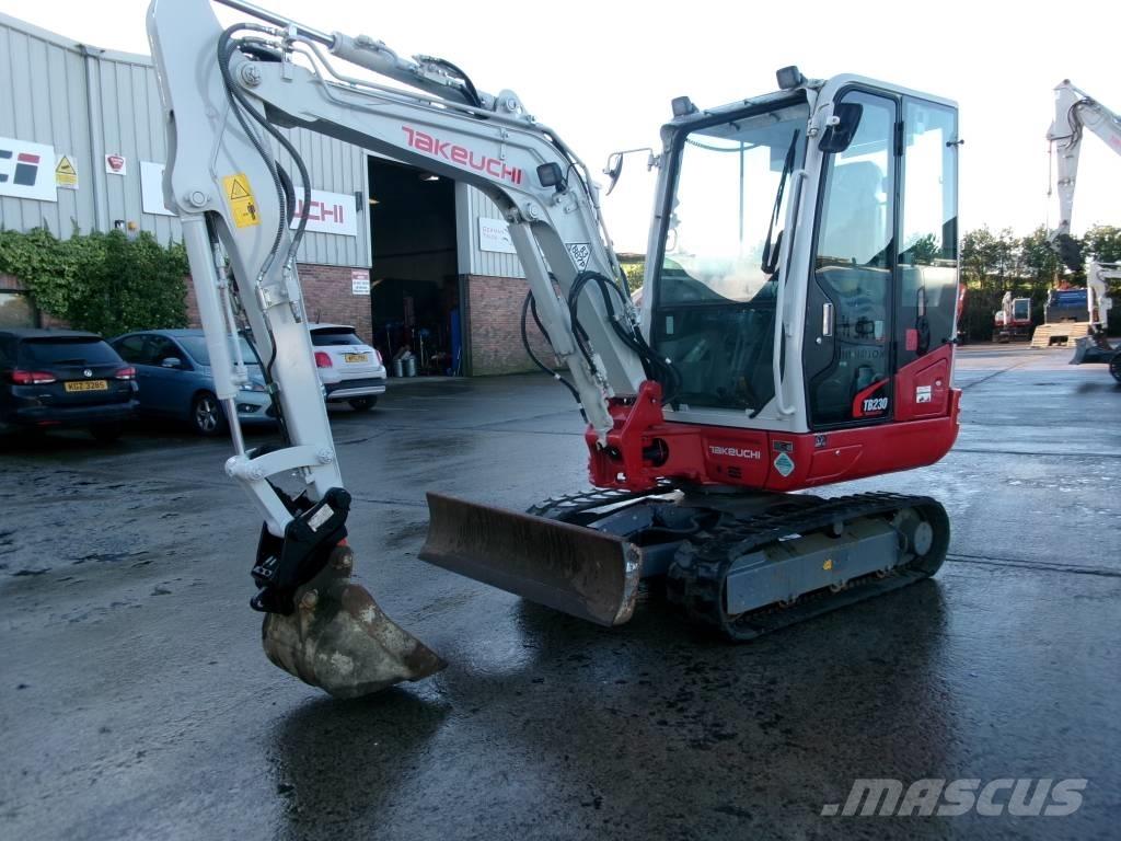 Takeuchi TB 230 Mini ekskavatoriai < 7 t