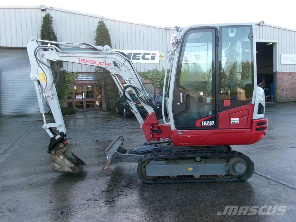 Takeuchi TB 230 Mini ekskavatoriai < 7 t