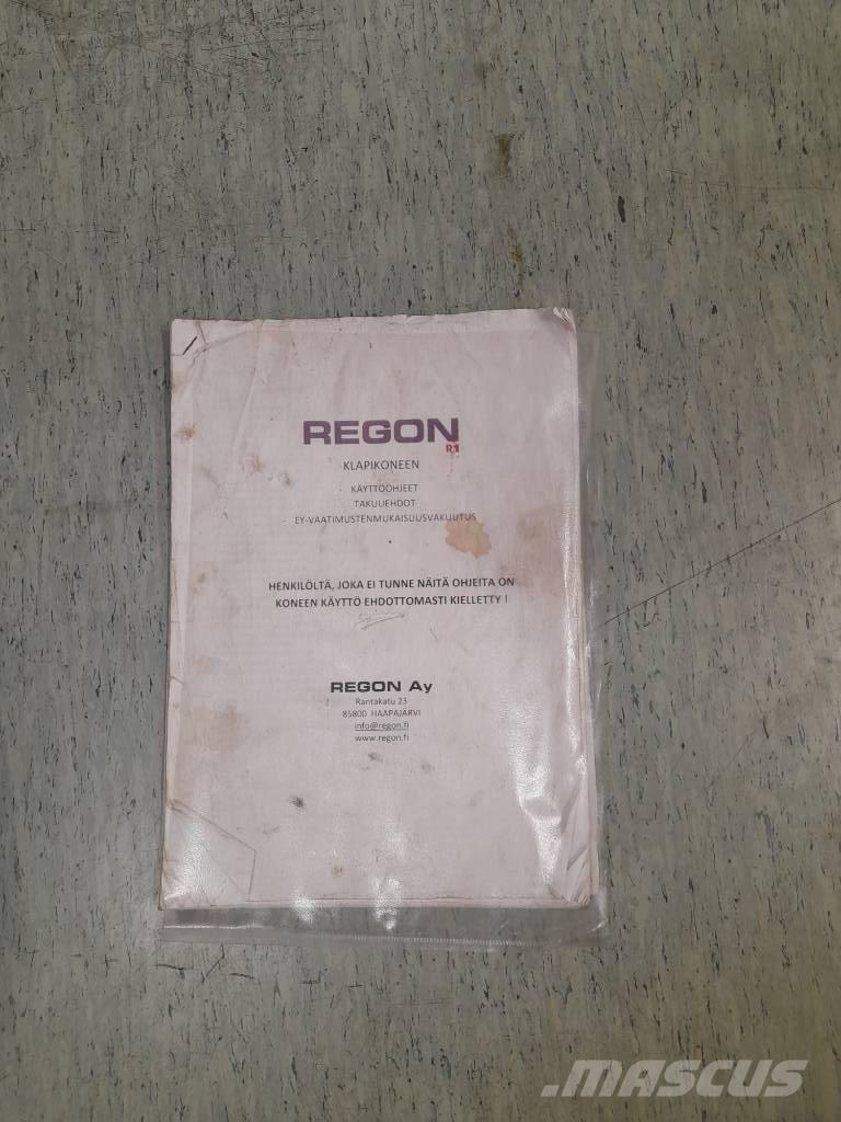  Regon R 1  Klapikone Medžių skaldymo, pjovimo ir lupimo įrengimai