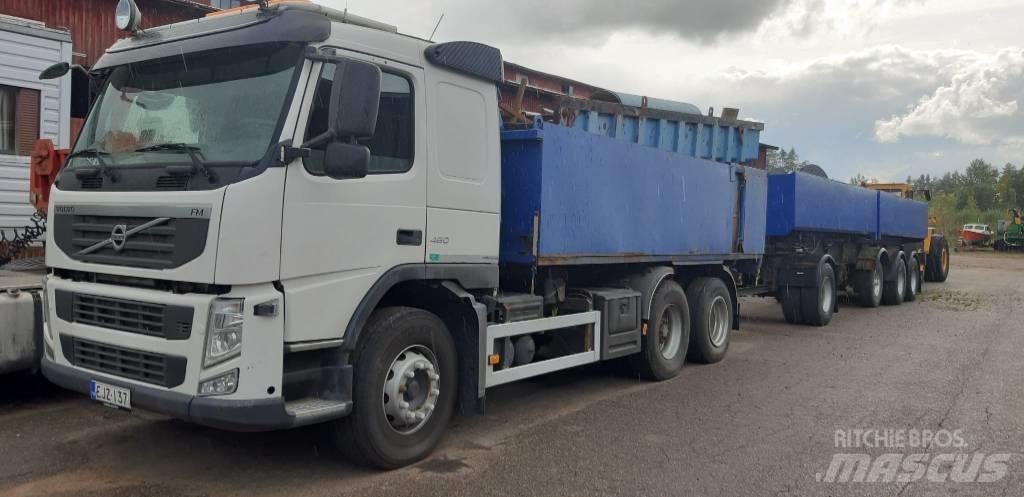 Volvo FM13 Savivarčių priekabų vilkikai