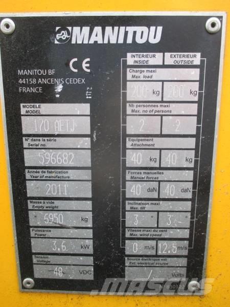 Manitou 170AETJ Alkūniniai keltuvai