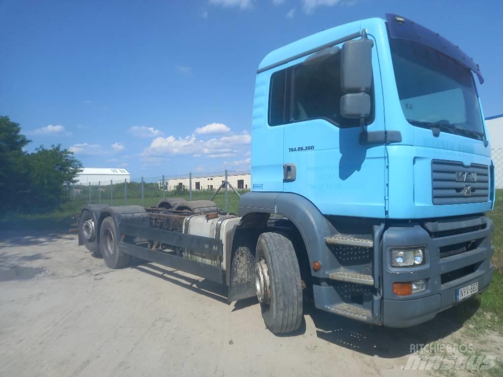 MAN 26.363 FNLC Važiuoklė su kabina