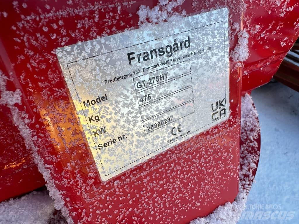 Fransgård GT 275 HY Sniego peiliai ir valytuvai