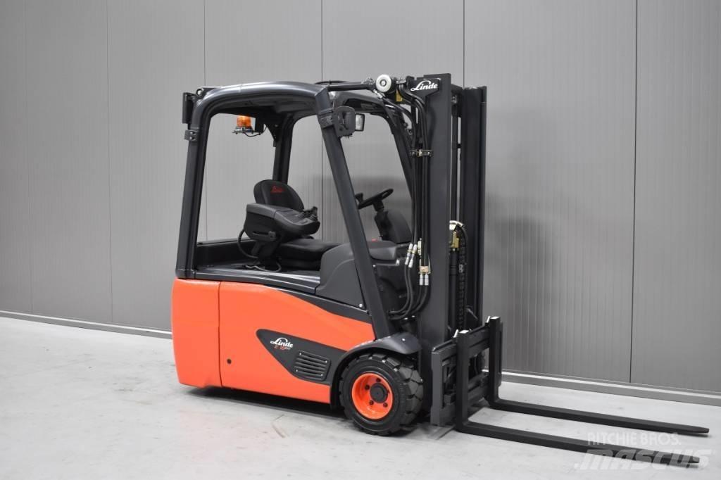 Linde E 18 - 02 Elektriniai šakiniai krautuvai