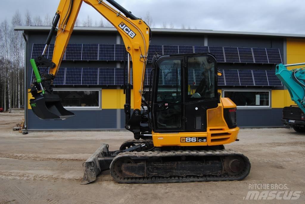 JCB 86 C-2 Vidutinės galios ekskavatoriai 7-12 t