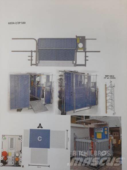 Geda 500 Z ZP Vertikalūs stiebiniai keltuvai