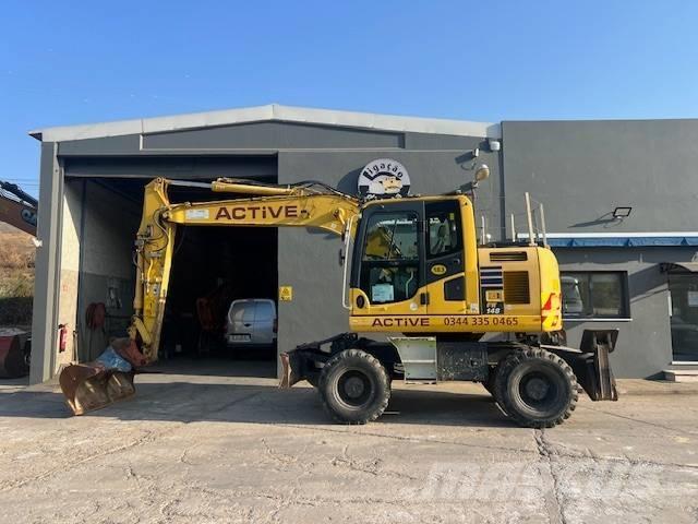 Komatsu PW 148 Ratiniai ekskavatoriai