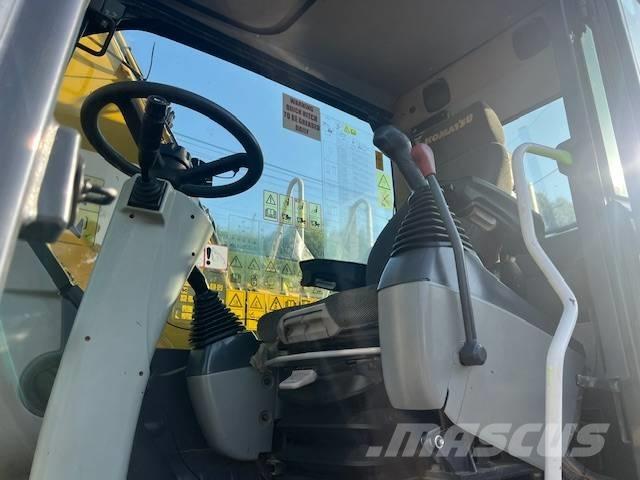 Komatsu PW 148 Ratiniai ekskavatoriai
