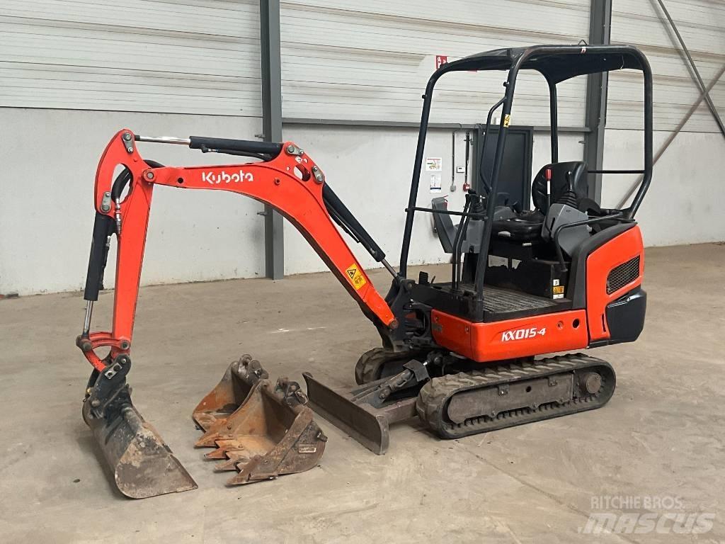 Kubota KX 015-4 Mini ekskavatoriai < 7 t