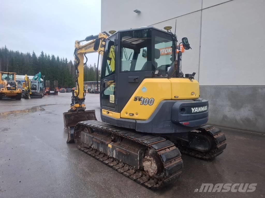 Yanmar SV 100-2A Vidutinės galios ekskavatoriai 7-12 t