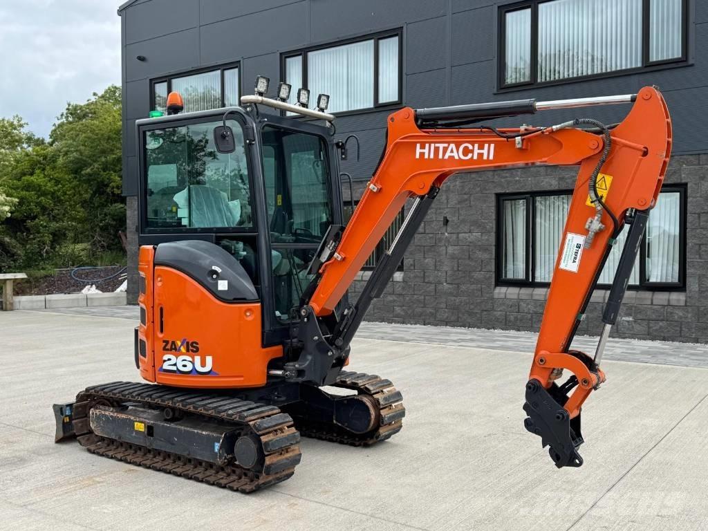 Hitachi ZX 26 U-6CLR Mini ekskavatoriai < 7 t