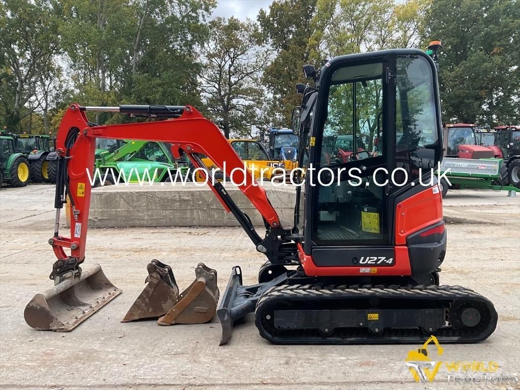 Kubota U 27-4 Mini ekskavatoriai < 7 t