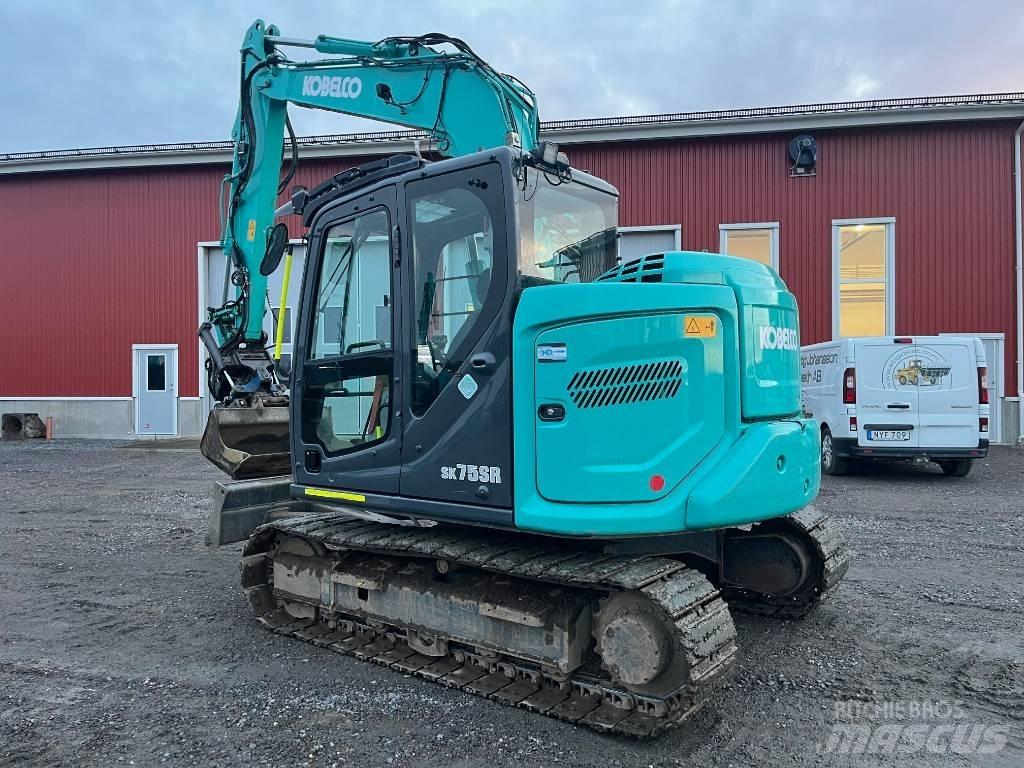 Kobelco SK 75 SR Vidutinės galios ekskavatoriai 7-12 t
