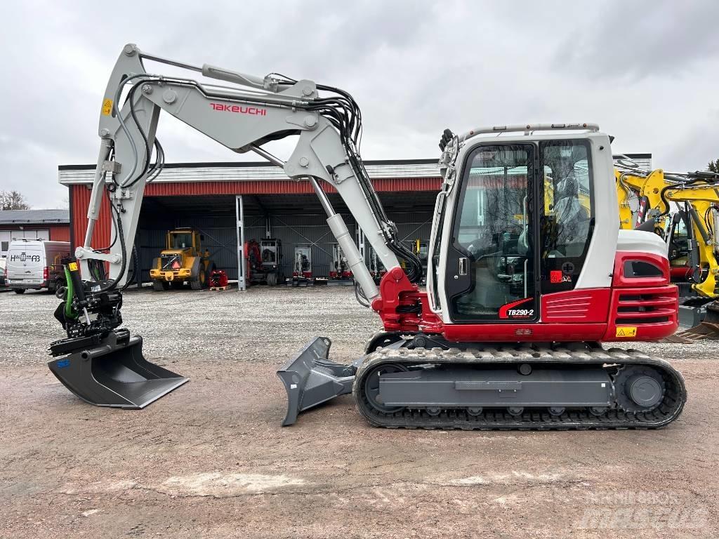 Takeuchi TB290 Vidutinės galios ekskavatoriai 7-12 t