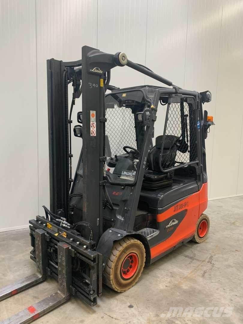 Linde E25 Elektriniai šakiniai krautuvai
