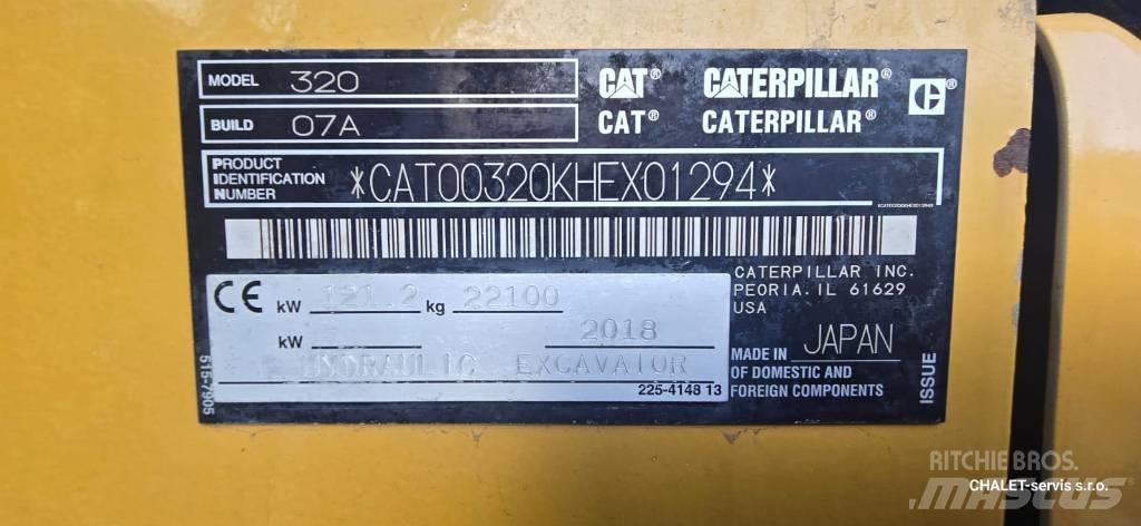 CAT 320 Vikšriniai ekskavatoriai