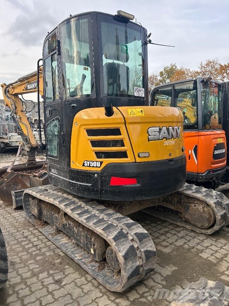 Sany SY 50 Mini ekskavatoriai < 7 t
