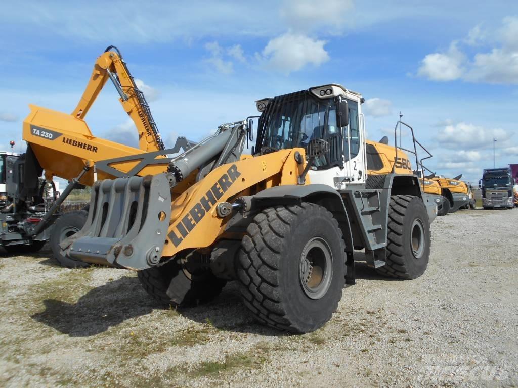 Liebherr L 580 Naudoti ratiniai krautuvai