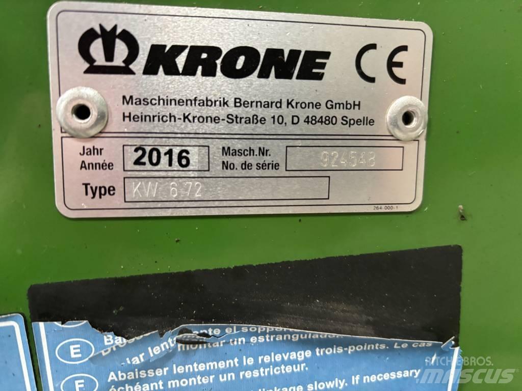 Krone KW 6.72/6 Šieno grėbliai ir vartytuvai