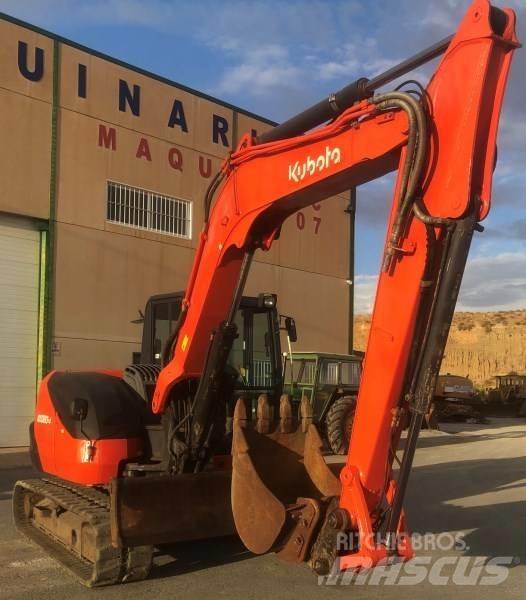 Kubota KX 080-4 Vidutinės galios ekskavatoriai 7-12 t