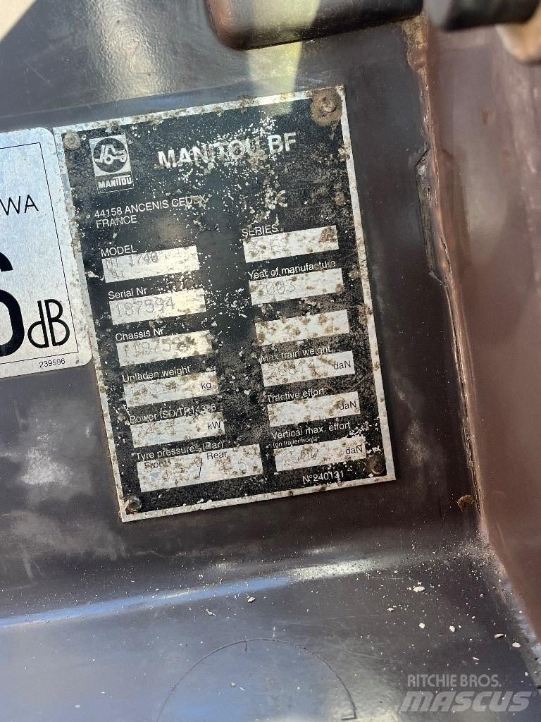 Manitou 1740 Teleskopiniai krautuvai