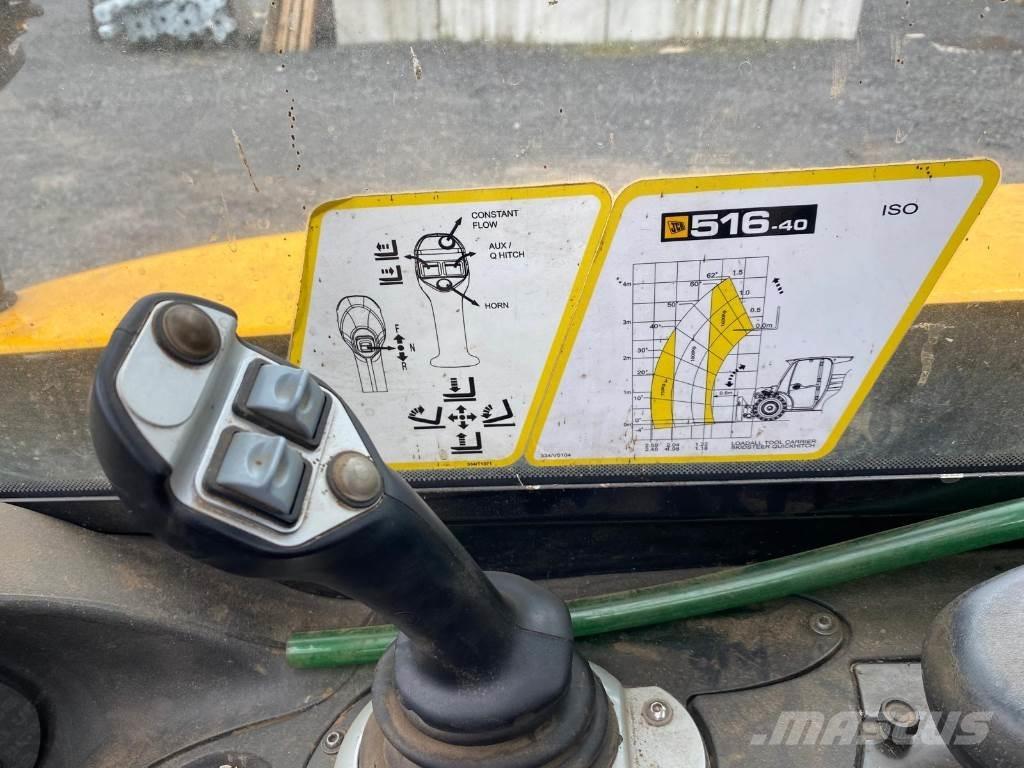 JCB 516 40 COMPACT Teleskopiniai krautuvai žemės ūkiui