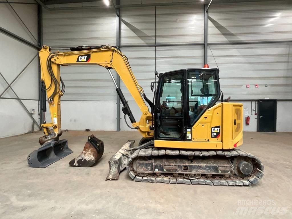 CAT 308  CR Vidutinės galios ekskavatoriai 7-12 t