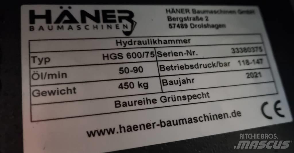 Häner HGS 600/75 Hidrauliniai kūjai / Trupintuvai