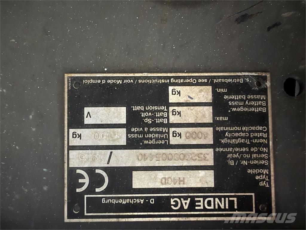 Linde H40D Dyzeliniai krautuvai