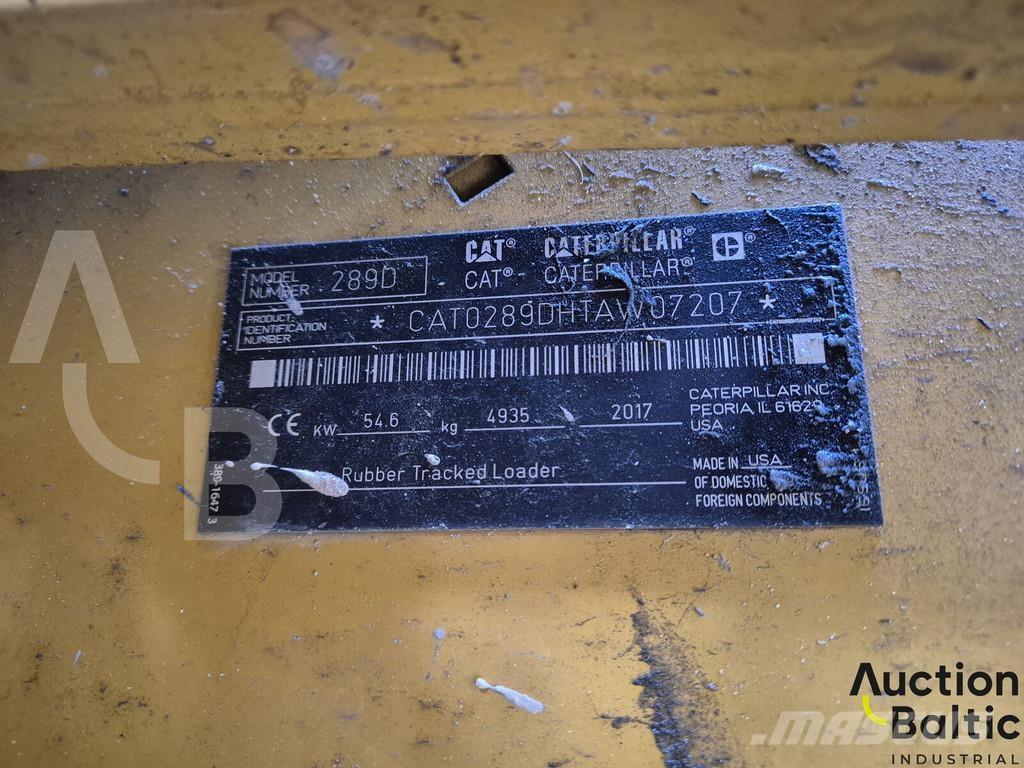 CAT 289 D Vikšriniai krautuvai